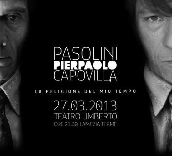 Lamezia: Rassegna Color, Capovilla legge Pasolini al teatro Umberto