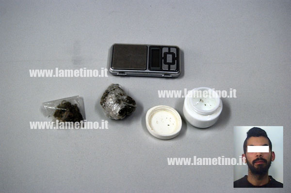 Lamezia: Arresto per spaccio a piazza Mercato Vecchio