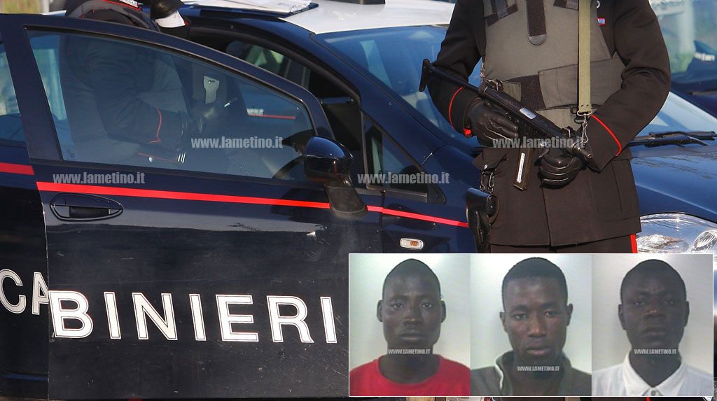 Lamezia: resistenza e minacce a carabinieri, 3 arresti