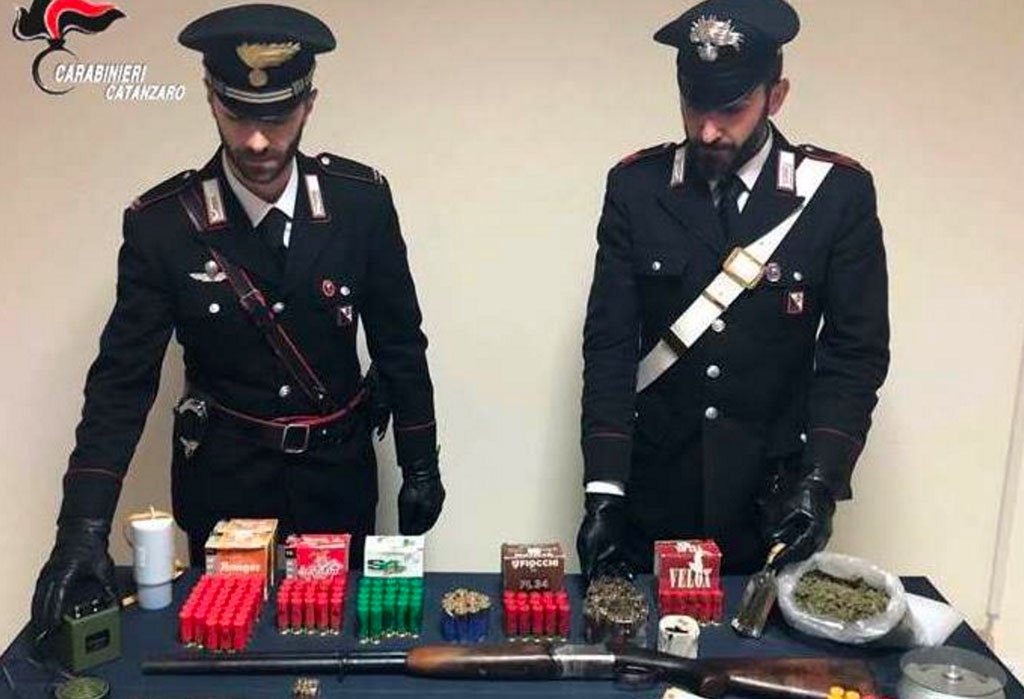 Trovato con armi clandestine e droga, un arresto a Girifalco