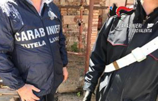 Sicurezza sul lavoro: scoperte otto aziende irregolari nel vibonese