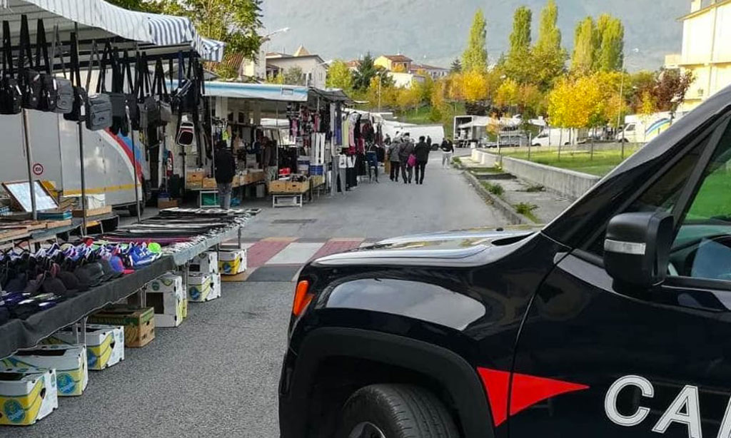 A Badolato controlli dei Carabinieri al mercato settimanale: multe e sequestri