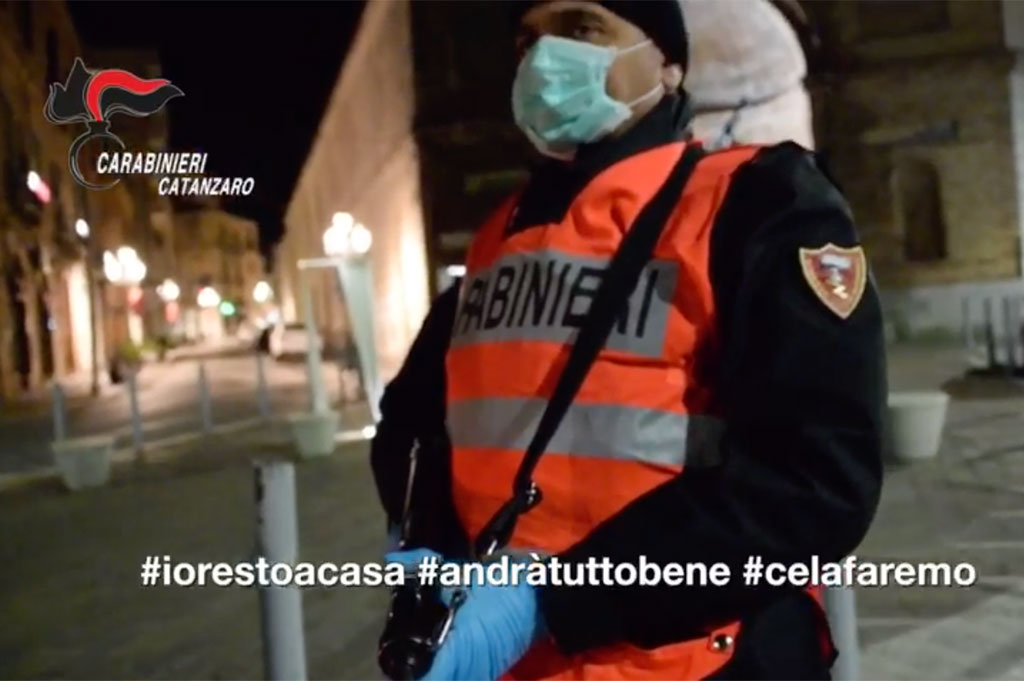 Coronavirus, in un video il messaggio di speranza dei carabinieri ai calabresi - VIDEO