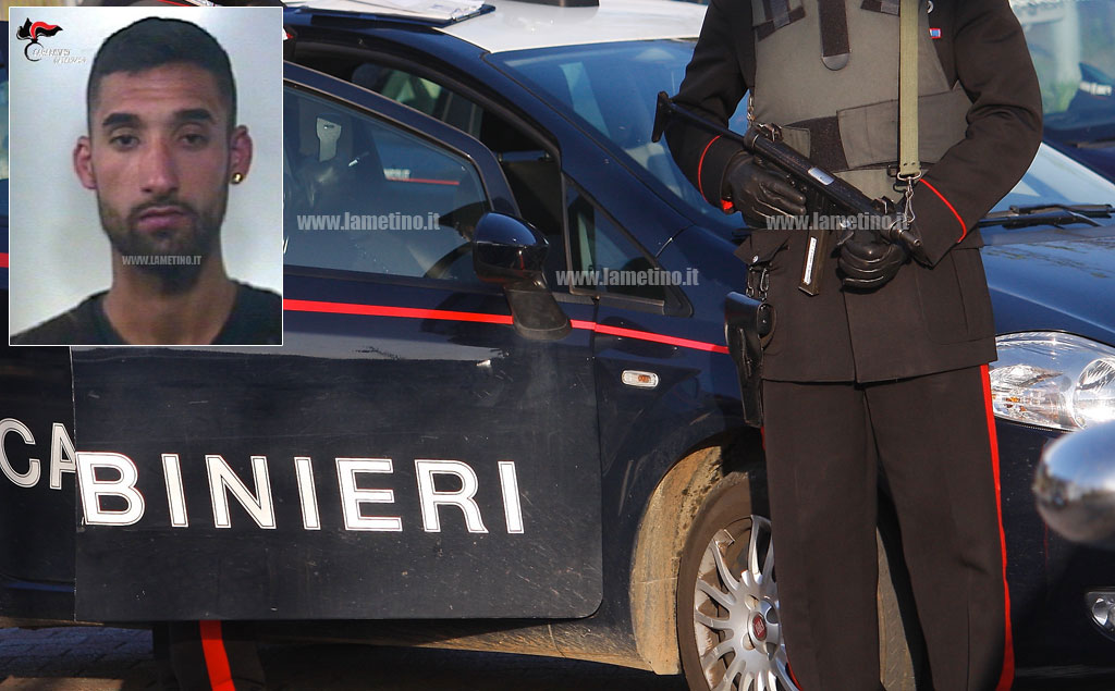 Lamezia, prende a cinghiate carabiniere e tenta la fuga: arrestato 26enne sorvegliato speciale