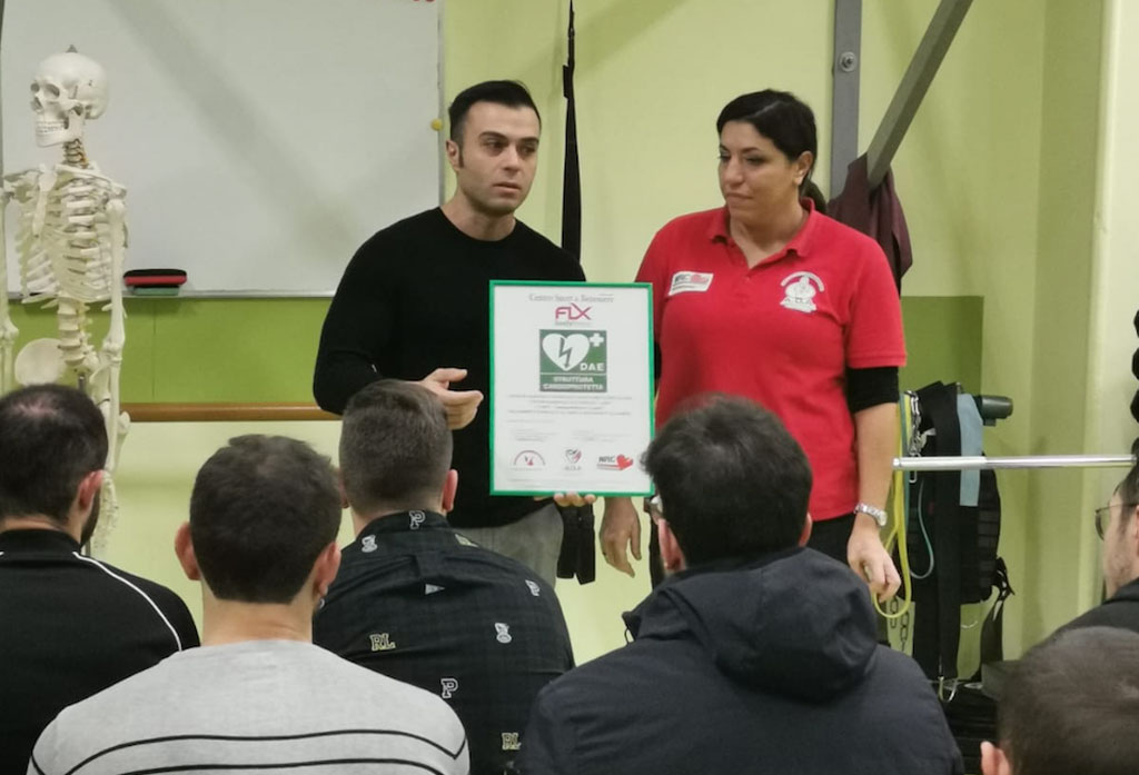 Lamezia, riconoscimento di "struttura cardioprotetta" alla società sportiva "Flx Ssd"