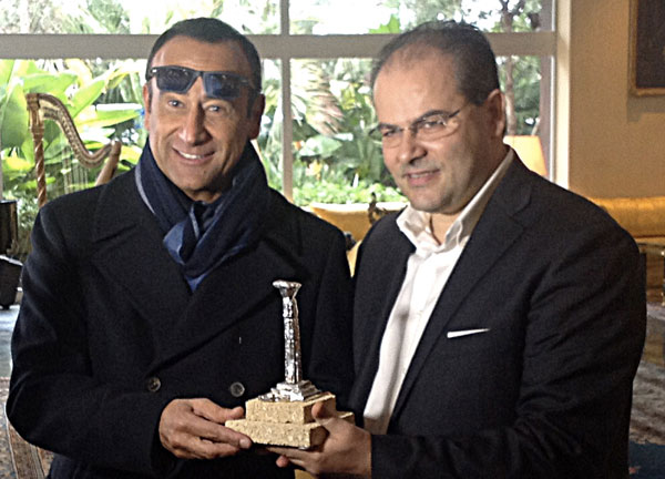 Calabria: a Carlo Conti riproduzione Capo Colonna di Affidato