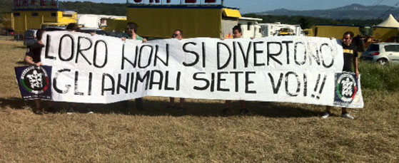Lamezia: Blitz di Casapound contro il Circo