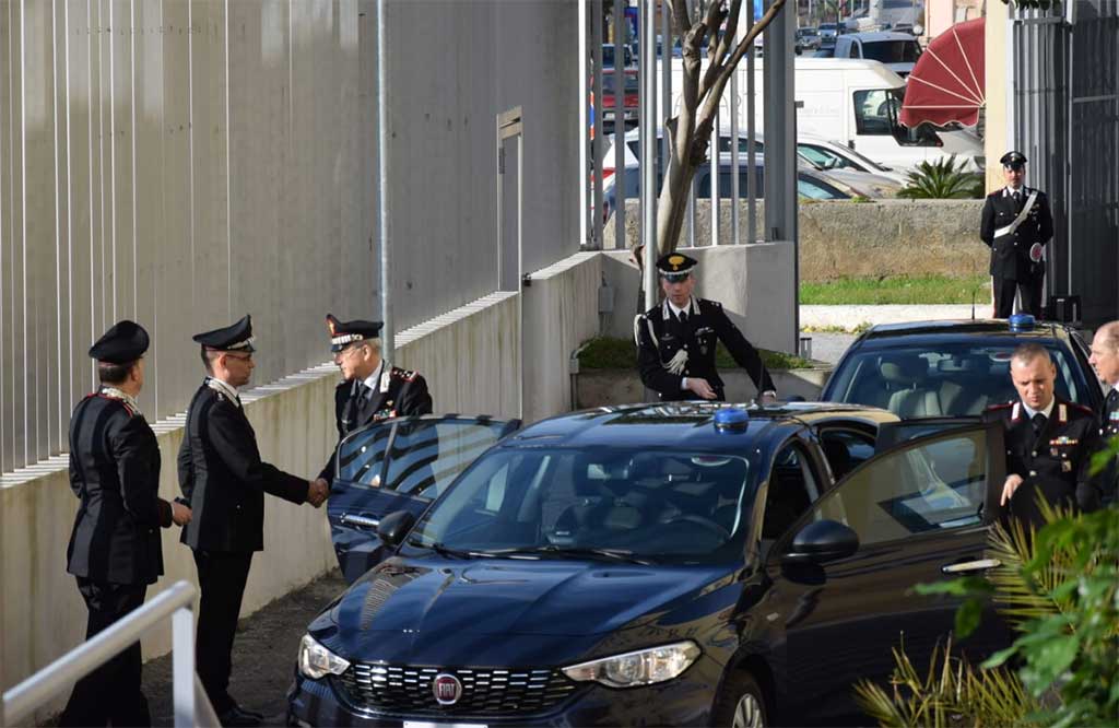 Lamezia, il generale Giovanni Nistri in visita al Comando Gruppo Carabinieri