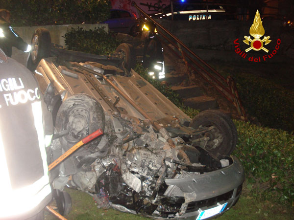 Calabria: ieri sera incidente stradale a Catanzaro, giovane ferito