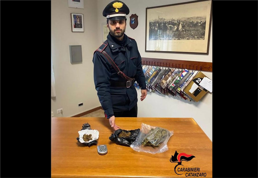 Spaccio di marijuana, giovane arrestato due volte in due giorni a Pentone 