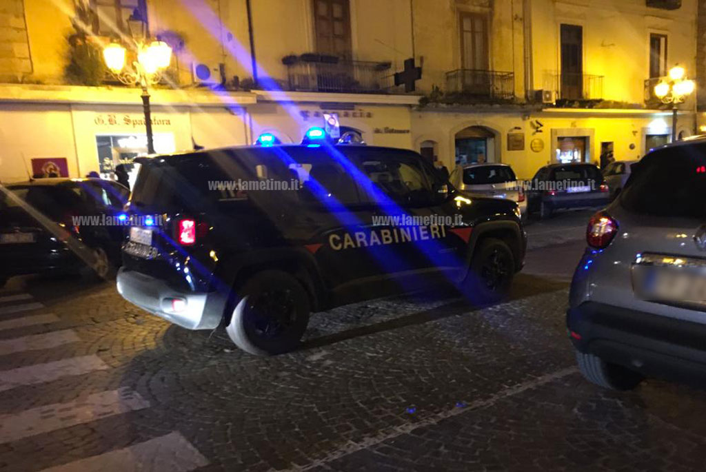 Lamezia, ultimo weekend in 'arancione', carabinieri presidiano zone movida