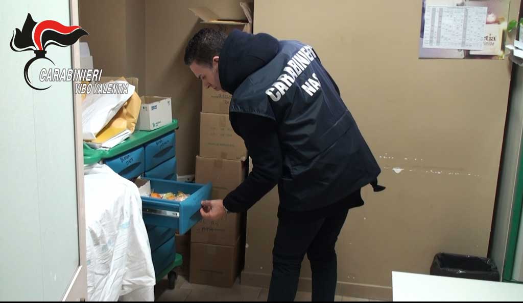 Carabinieri di Vibo scoprono gravi carenze igienico sanitarie all'ospedale Iazzolino