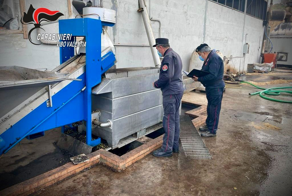 Controlli dei Carabinieri di Vibo nel settore oleario. Sequestrati anche 200 chili di pellet