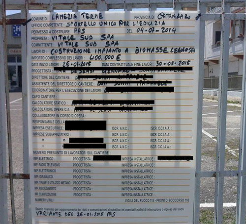 Lamezia: Calidonna (Ncd), Mascaro disciplini realizzazioni centrali biomasse