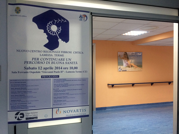 Lamezia, una palestra per i malati di fibrosi cistica: il 17 ottobre l'inaugurazione