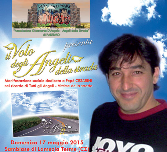 Lamezia: domenica 17 la manifestazione "Il volo degli angeli della strada"