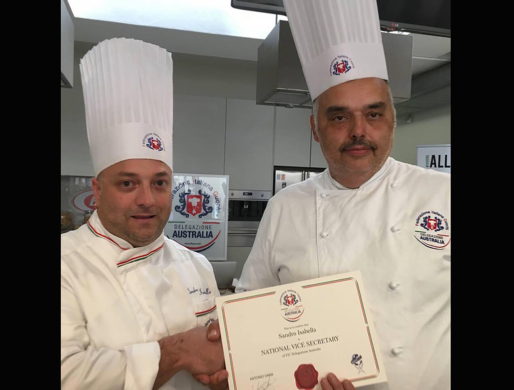 Chef lametino nominato vice segretario nazionale Federazione Italiana Cuochi in Australia