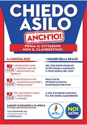 Lamezia: Mtl organizza gazebo per iniziativa nazionale “Chiedo asilo anch’io!” 
