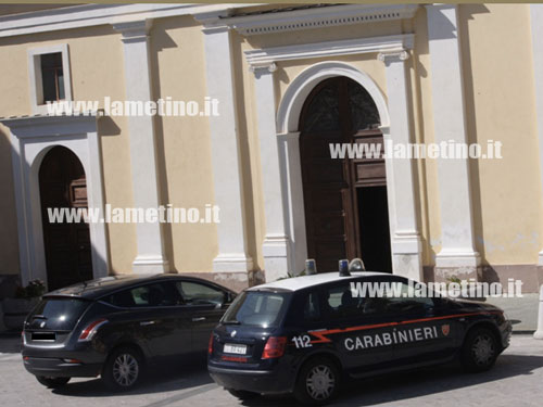 Lamezia: Furto in chiesa Beata Vergine Maria