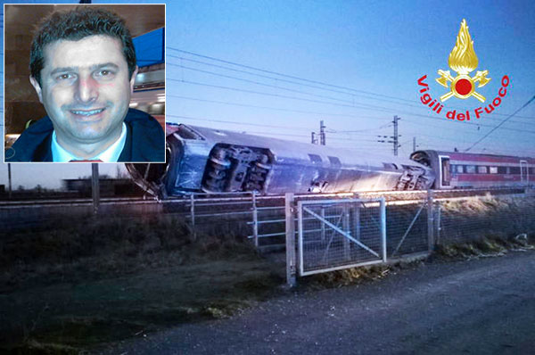 Treno deragliato a Lodi in cui morì macchinista calabrese, il 17 novembre udienza preliminare
