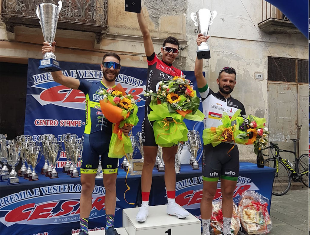 Ciclismo, il pugliese Greco vince quinto “Trofeo Città di Pianopoli” e terzo “Memorial Franco La Sorte