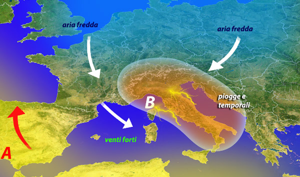 Lamezia, pioggia e freddo per il ponte del 25 aprile 