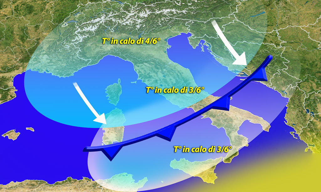 Primo maggio bagnato, è arrivato il ciclone Medea