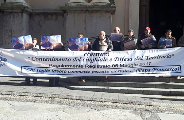 Sit-in a Catanzaro: "In Calabria emergenza cinghiali insostenibile" 