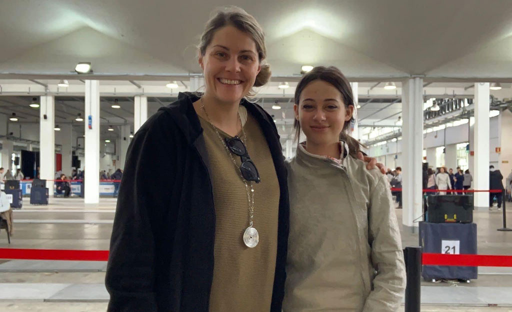 Seconda prova Giovani Sciabola Femminile, Circolo Scherma Lametino presente a Lucca con atleta Gloria Davoli