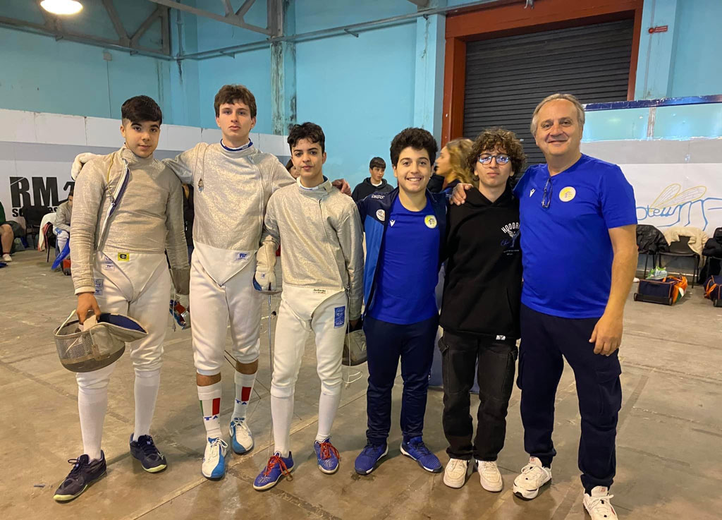 Il Circolo di Scherma Lametino alla seconda prova nazionale Cadetti di Sciabola