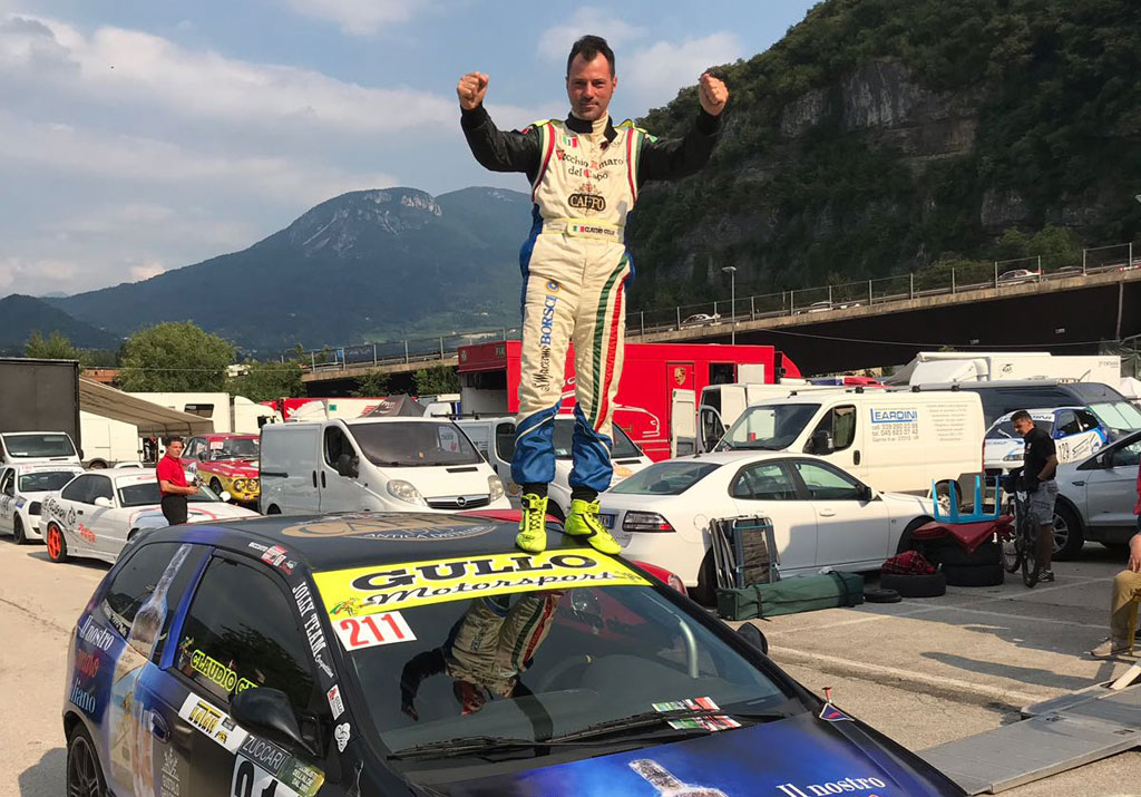 Nuovo record per il pilota lametino Claudio Gullo alla cronoscolata Trento - Bondone