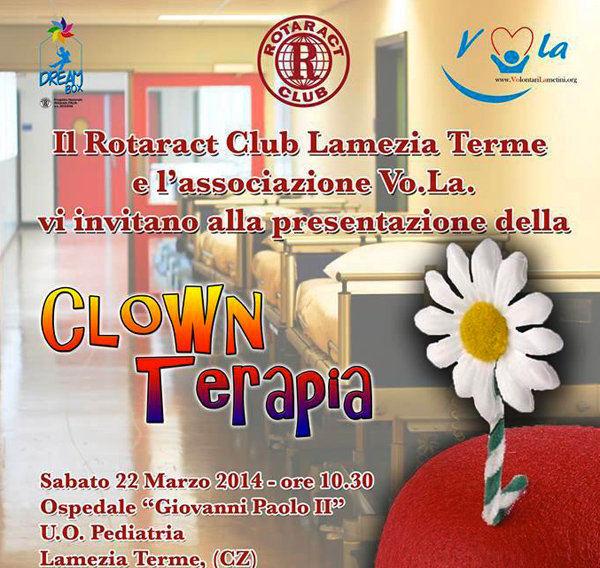 Lamezia: Da sabato al via progetto "Clown Therapy" in reparto pediatria