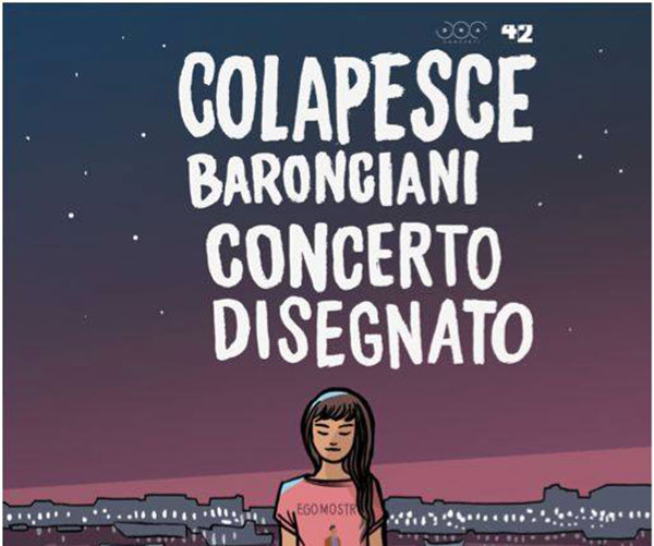 Lamezia: "concerto disegnato" di Colapesce per il ColorFest special edition