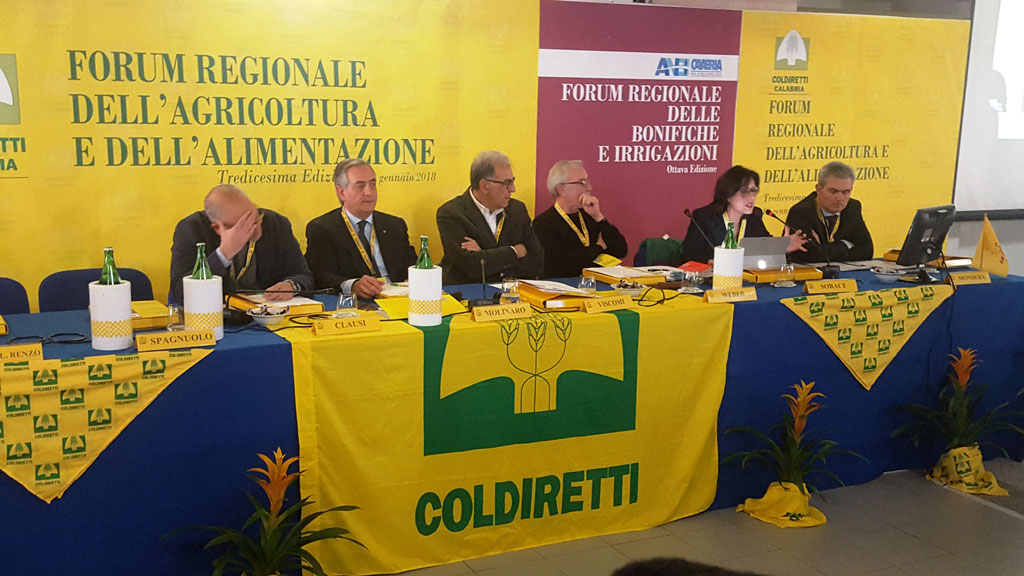 Forum Agricoltura Coldiretti e Anbi: 2017 anno molto ricco 