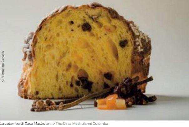 Lamezia, la colomba del maestro gelatiere Mastroianni sul numero di aprile della rivista “La Freccia” 