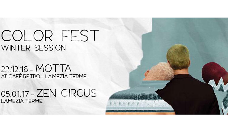 Lamezia, torna il Color Fest con la winter session: Motta e Zen Circus dal 22 dicembre