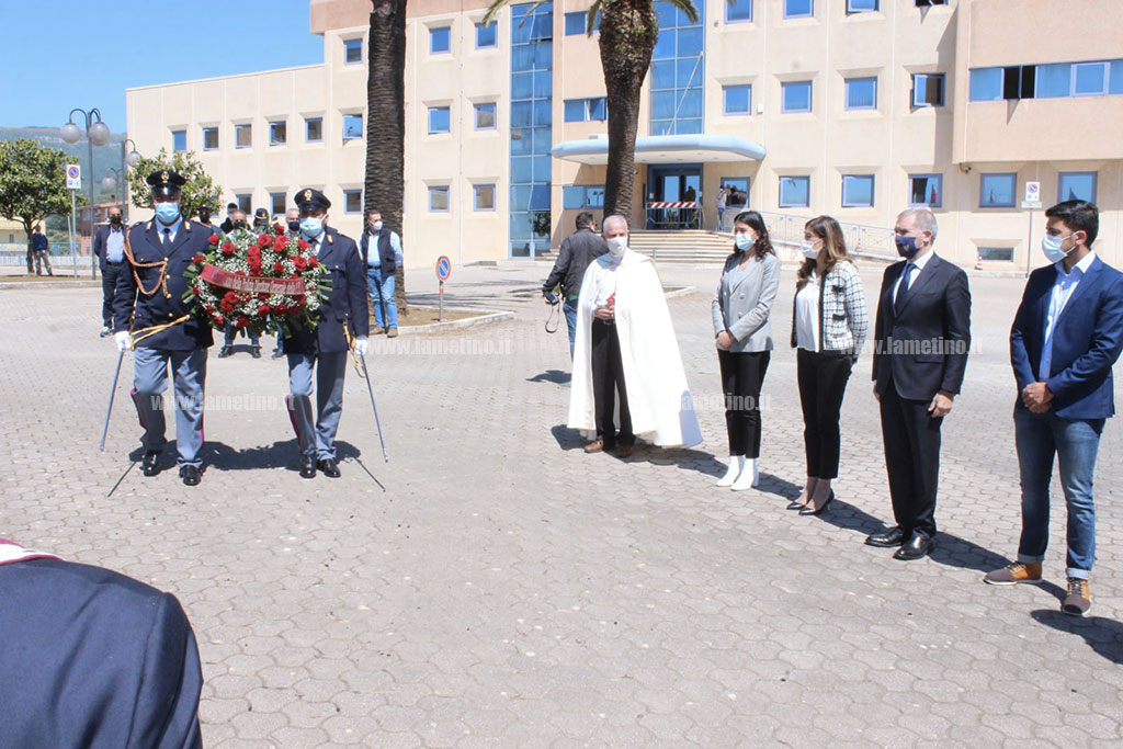 Lamezia, cerimonia in Commissariato per ricordare il Vice Sovrintendente Caligiuri a 25 anni dalla tragica morte