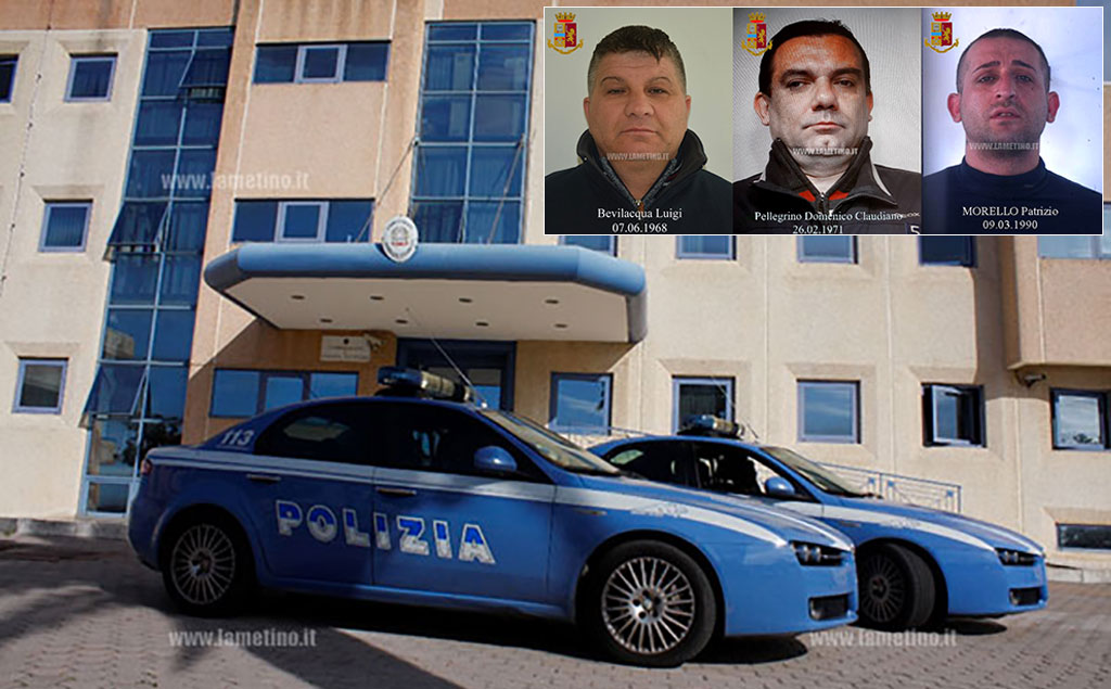 Lamezia, furti di auto e ricettazione: Polizia arresta tre persone