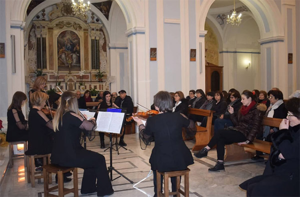 "Divine Ensemble" in concerto nella rinnovata chiesa di Feroleto Antico