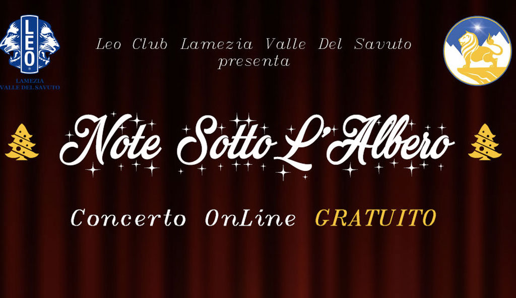Leo Club Lamezia Valle del Savuto organizza concentro online “Note sotto l’albero”