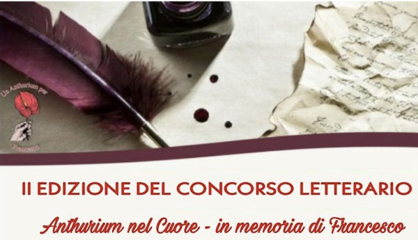 Lamezia, al via concorso letterario di poesia “Un Anthurium nel cuore in memoria di Francesco”