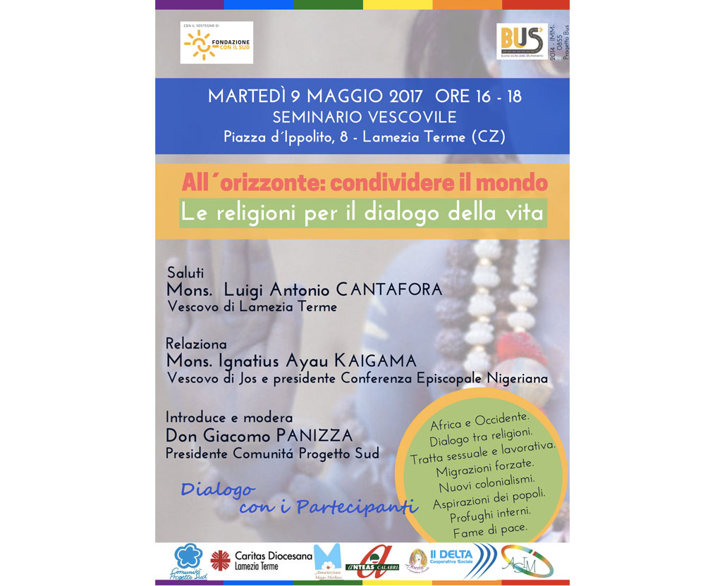 Lamezia, incontro con il Presidente della Conferenza Episcopale Nigeriana il 9 maggio al Seminario Vescovile