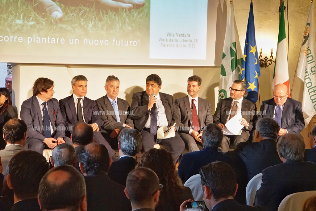 A Falerna il convegno di Confagricoltura, assente il ministro Martina
