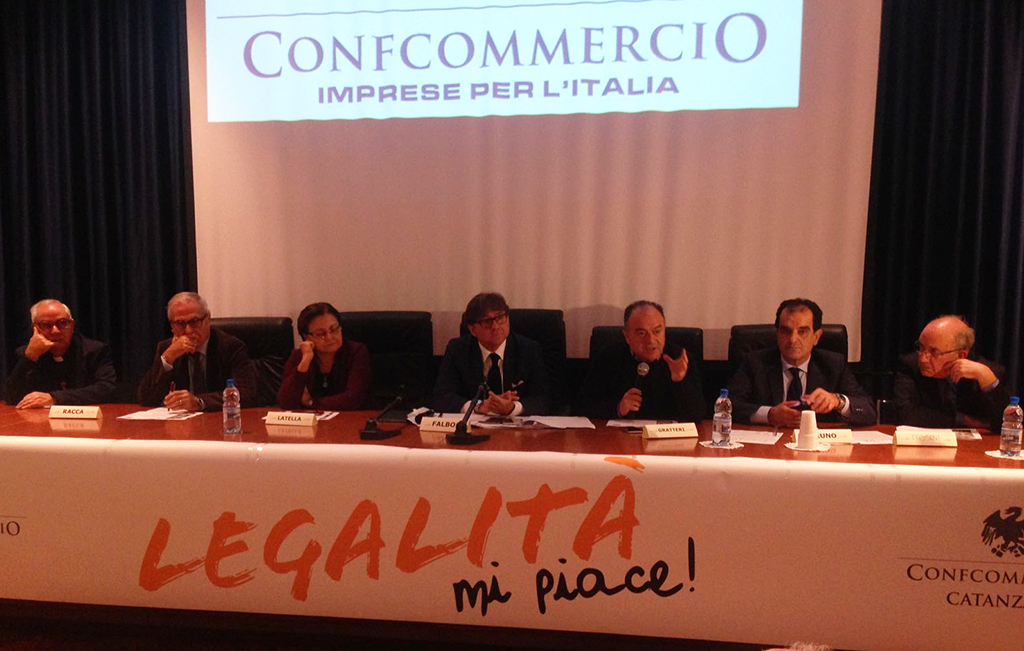 Legalità, il presidente della Provincia Bruno al convegno Confcommercio con il procuratore Gratteri