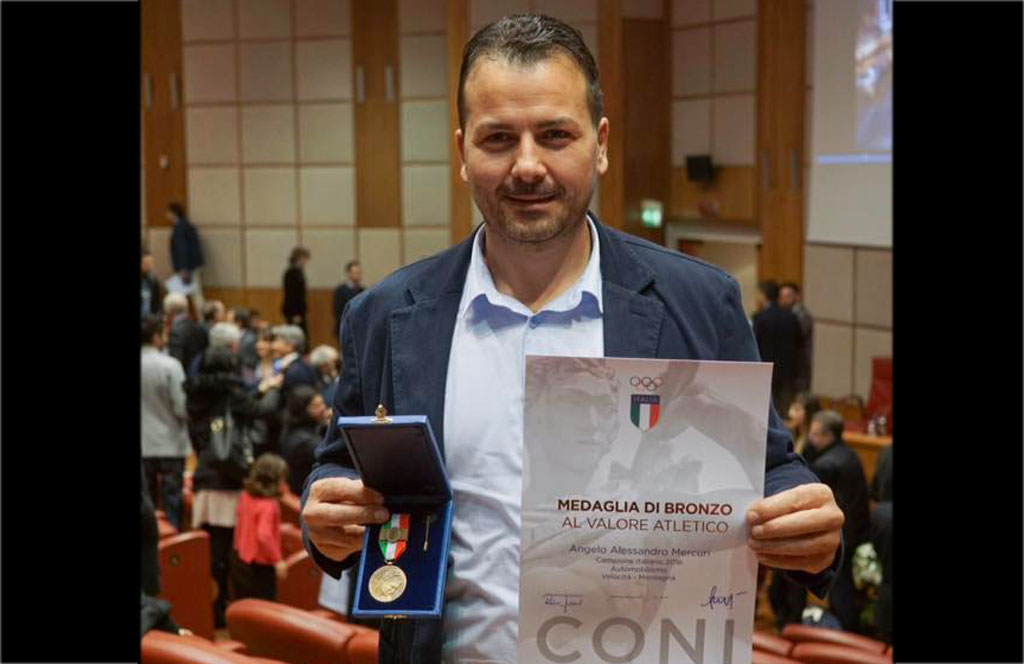 Riconoscimento dal Coni a Reggio per il pilota lametino Angelo Mercuri