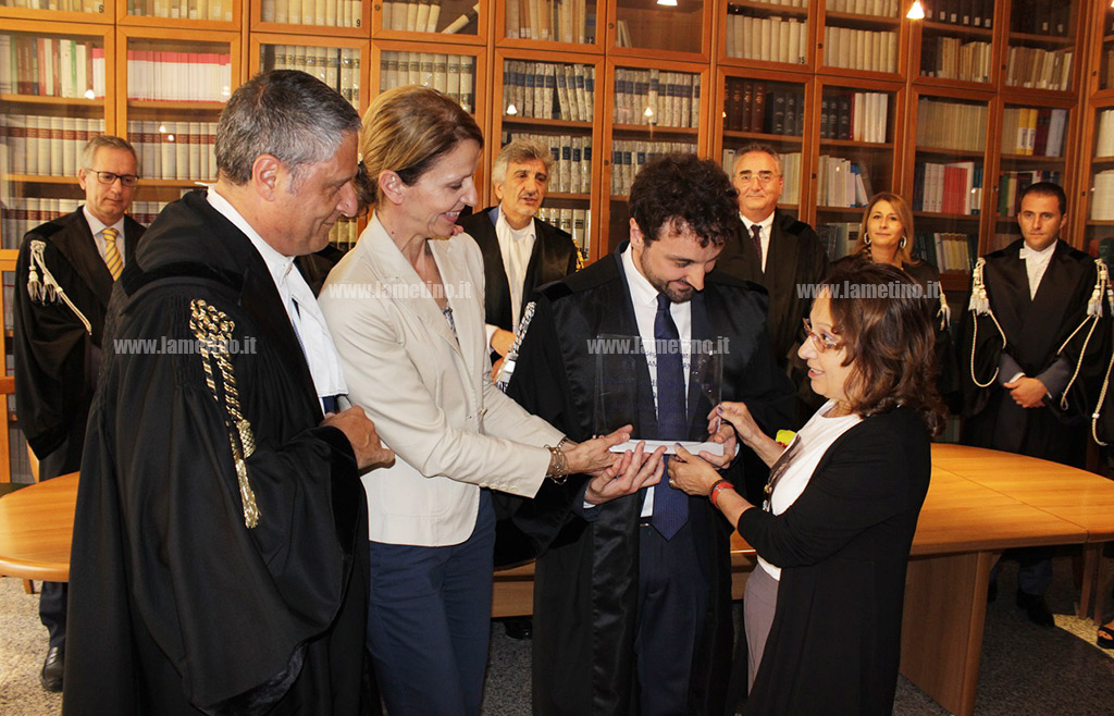Lamezia, consegnata Borsa di studio ‘Carlo Mauro’ al giovane avvocato Giovanni Strangis