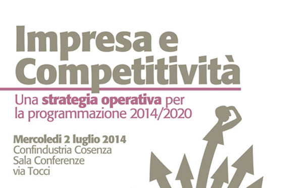 Confindustria Cosenza promuove convegno su strategia operativa programmazione 2014/2020