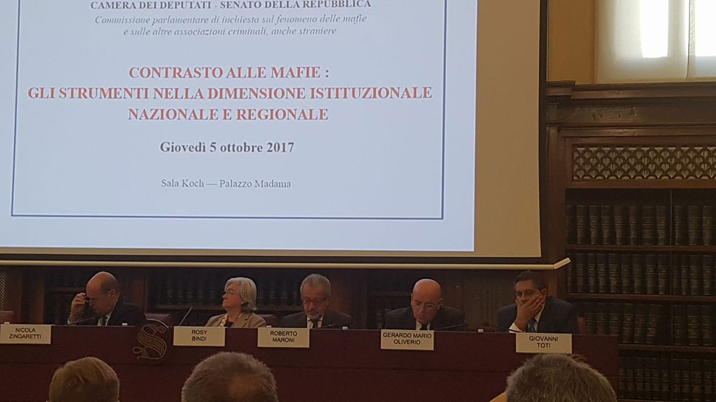Convegno “Contrasto alle mafie” al Senato, Grasso: “Servono classi dirigenti competenti e oneste”