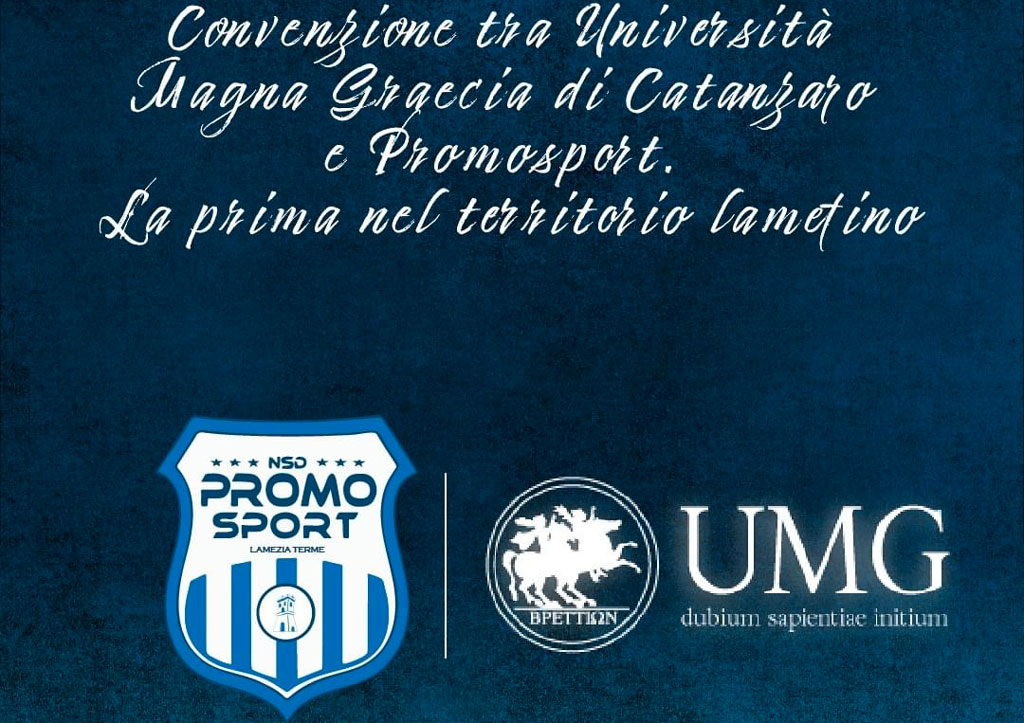Lamezia, sottoscritta convenzione tra Università Magna Graecia e Promosport