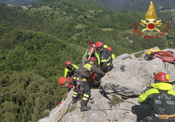 Lamezia, concluso corso formazione speleo alpino fluviale dei Vigili del Fuoco